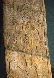 Yaxchilan, Estela 18, Período Clássico Atrasado 600-900 dC